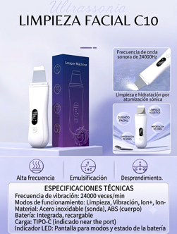 Limpiador Facial Sónico Recargable - Image 2