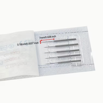 Shenlong Acupuntura – 10 Agujas Desechables de Acero Inoxidable