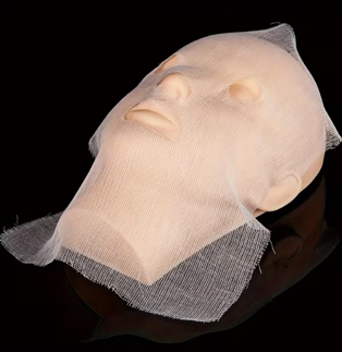 Mascarilla Facial de Gasa para Belleza DIY