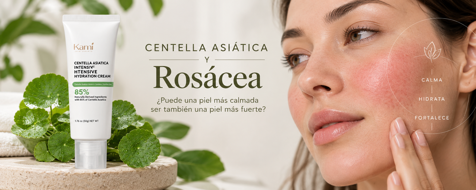 Beneficios de la Centella Asiática en el Cuidado de la Piel con Rosácea